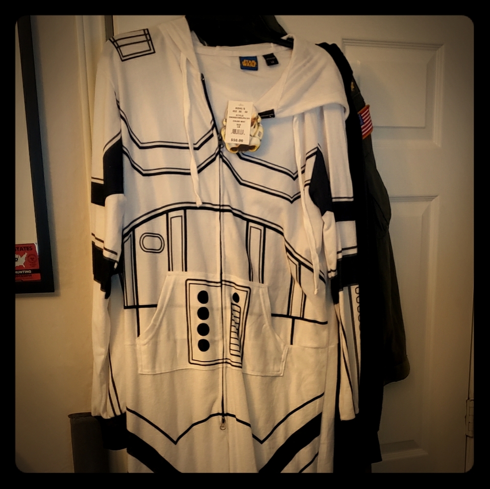 Adult star wars stormtrooper onesie